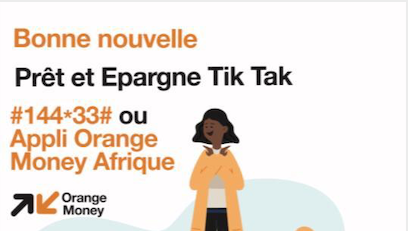 TIK TAK: Le nouveau service de crédit et d'épargne par téléphone en CI de Orange Bank